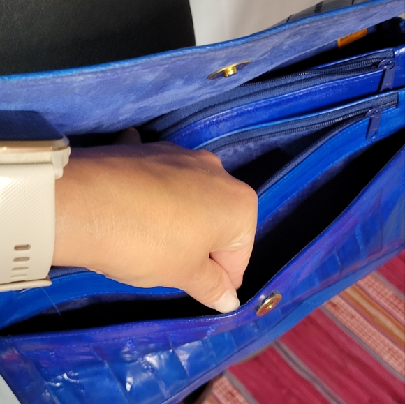 Vintage eel skin purse - Picture 6 of 7